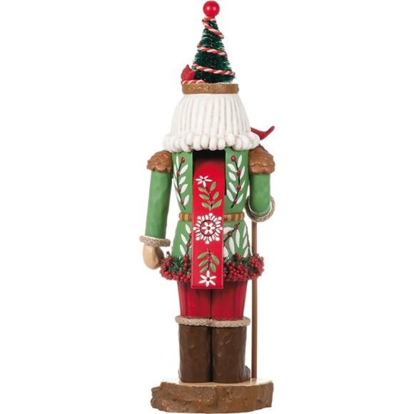 Noble Nutcracker Figure, Christmas Decoration 4.75x13.75x4.5 Inches - Picture 2 of 4